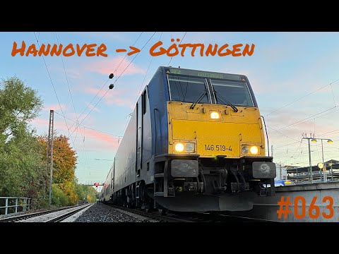 Führerstandsmitfahrt #063 - Im Aprilwetter nach Göttingen