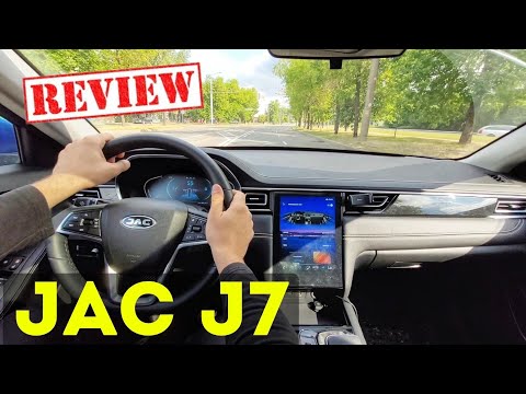 2022 JAC J7 - POV review: interior,  city driving