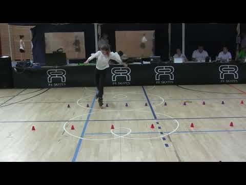 99 20180727 Berlin Inline Games Freestyle Slalom Classic Junior Women Qualification Kokoshinskaia Po