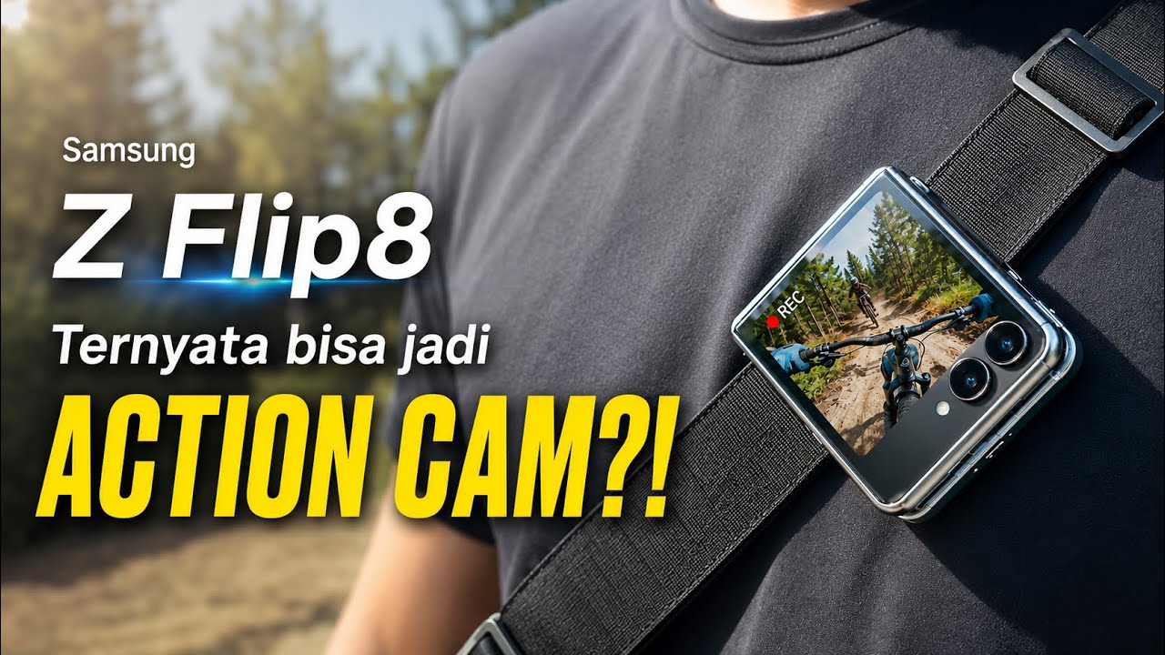 Tes Kamera Samsung Z Flip8 dijadiin Action Cam POV