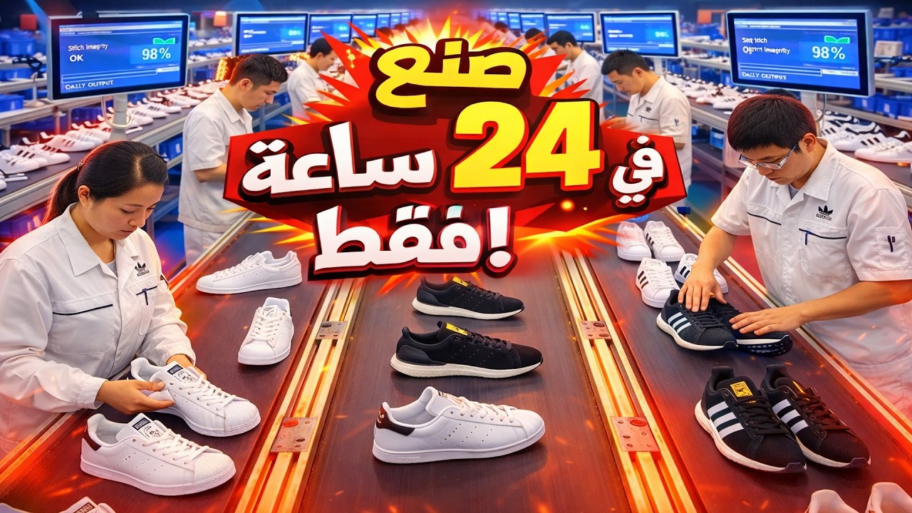 لن تصدق كيف تم صنع هذه الأحذية الرياضية في يوم واحد!