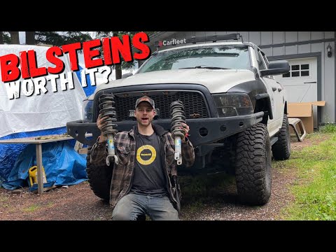 DIY How To Install Front Bilstein 5100 Shocks on a Dodge Ram 2009-2018! | Budget Off Road RAM Build
