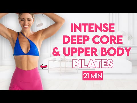 21 Min Pilates & Strength Fusion 🔥 | Deep Core & Upper Body Workout | Free LEAN Guide Trial