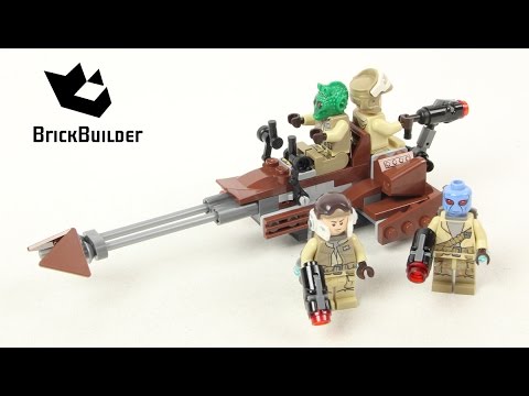 Vidéo LEGO Star Wars 75133 : Pack de combat de l'Alliance Rebelle