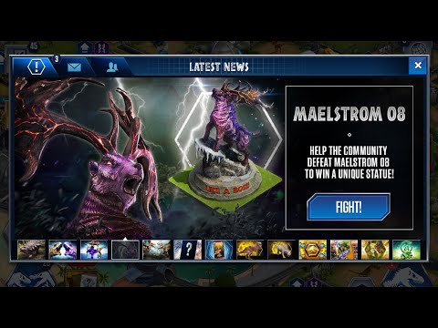 Maelstrom 08 Boss Event: round 2 | Jurassic World the game (Holiday Special)