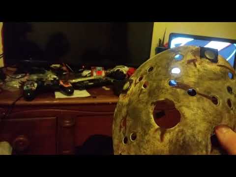 Custom Ghost Jason Mask Never Hike Alone Repainted Again