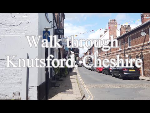 Walk though Knutsford, Cheshire town centre.