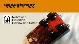 Video thumbnail for Greenhouse Effects NOBRAINER Distortion Pedal demo and review (gheffects nobrainer) by Krach Werke