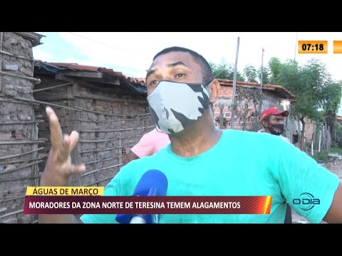 íreas de risco são monitoradas pelo poder público e moradores temem alagamento 11 03 2021