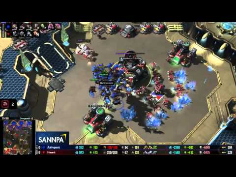 SC2 2015 Heart vs Impact Game 1 EIZO Holiday Brawl Starcraft 2 Tournament