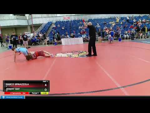 16U Boys 138 Marco Spinazzola IL Vs Jeremy Ray KY