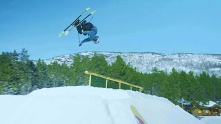Øystein Bråten stomps first ever Flip-Rail-Flip combo