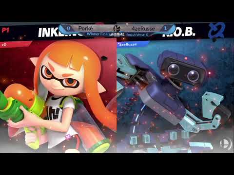 Smash Vessel 0 - Porkè (Inkling) Vs ForzeRusse (R.O.B.) - Winners Finals