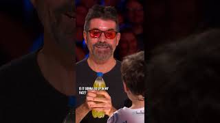 He was so savage for telling Simon to aim it at Amanda 😂 #BGT #BritainsGotTalent