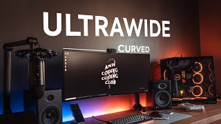 Are Ultrawide Curved Monitors Worth It | Productivity Setup Monitor