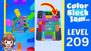 Solusi Level 209 Color Block Jam