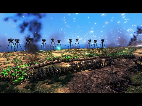 20.000 Alien Invasion VS 1000 U.S Soldiers ! Ultimate Epic Battle Simulator - UEBS
