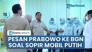 Seusai Insiden Mobil Putih, Prabowo Ingatkan BGN untuk Pastikan Petugas Pengantar dalam Kondisi Fit