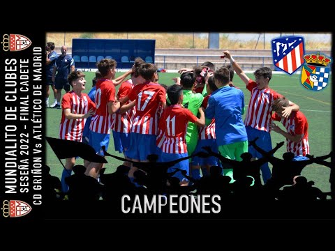 FINAL Mundial Clubes Seseña 2022 Cadete - CD Griñón Vs Atlético de Madrid - Alvaro Ruiz Hernandez.