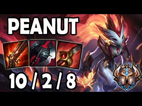 Peanut KINDRED vs KARTHUS [ Jungle ] Lol Challenger Korea