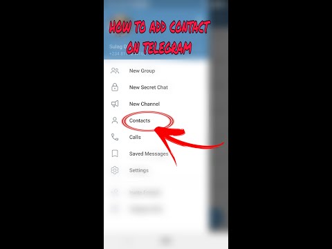 How to add contact on telegram
