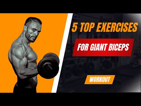 5 Top Exercises for Giant Biceps #allenamentobicipiti #bracciamuscolosi #fitness