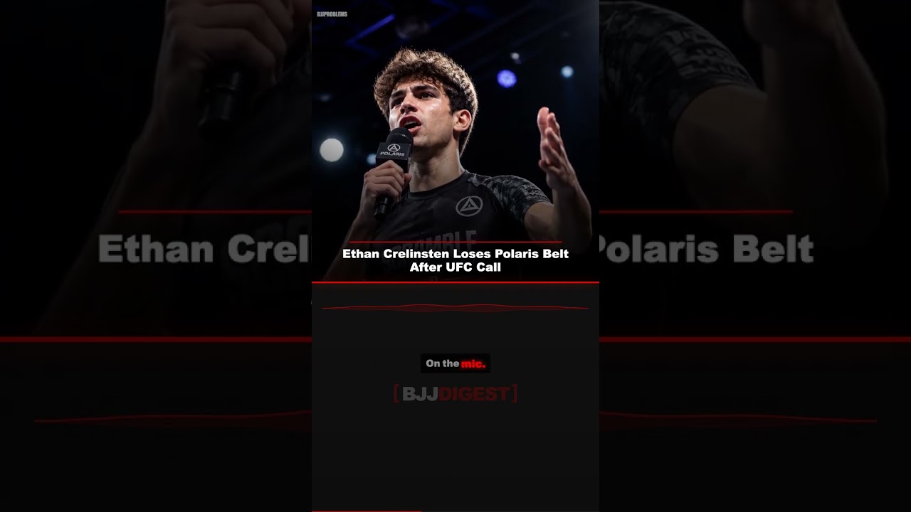 Ethan Crelinsten Loses Polaris Belt After UFC Call #Shorts
