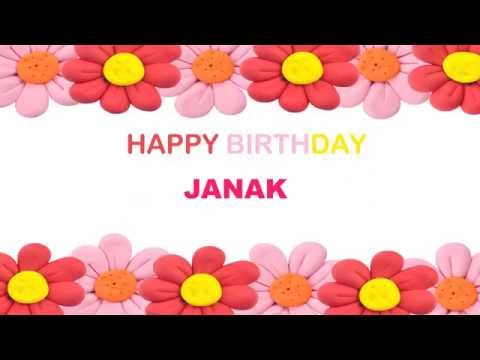 JanakIndian pronunciation   Birthday Postcards & Postales92 - Happy Birthday