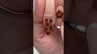 Tortoise nail tutorial #design #nails #tread #naildesign #trick #nailstore #nailart #gelpolish