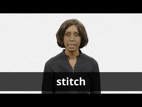 How to pronounce STITCH in American English