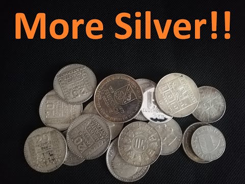Constitutional and collector silver coins from Europe! Superb coins!