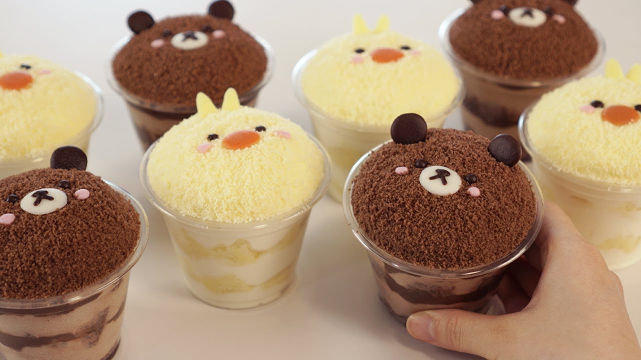 귀여운 동물 초코 케이크 by 곰쓰 쉬운 베이킹 Gom's Easy Baking — recipe photo