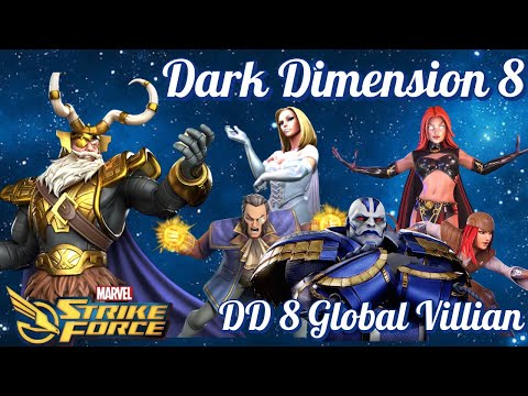 MSF-DARK DIMENSION 8 (DD8)-GLOBAL VILLIAN-NODES 9 & 10-GET ODIN EASY-MARVEL STRIKE FORCE