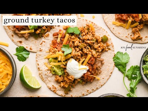 Healthy Ground Turkey Tacos Recipe