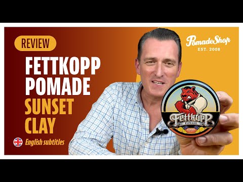 FETTKOPP Sunset Clay Pomade - Dufter Sommer-Bonbon | German + English subtitles | PomadeShop