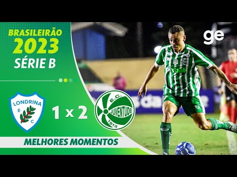 LONDRINA 1 X 2 JUVENTUDE | MELHORES MOMENTOS | 14ª RODADA BRASILEIRÃO SÉRIE B 2023 | ge.globo
