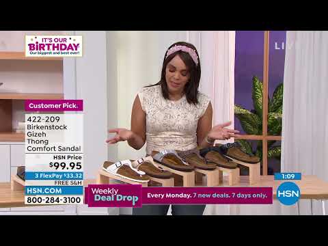 Birkenstock Gizeh Thong Comfort Sandal  Neturals