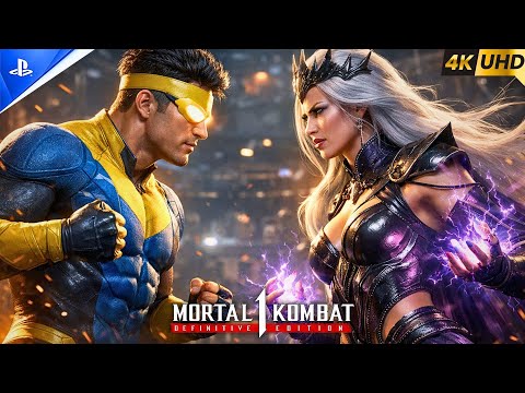 Invincible vs Sindel – Full Exclusive Fight | Mortal Kombat 1 | 4K Full HD 60FPS