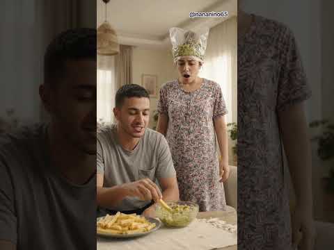 أخوي اكل الخلطة اللي عاملها لشعري😂 لا تنسوا المتابعة للمزيد  #مزح #ضحك #اكسبلور #اكسبلور_explore