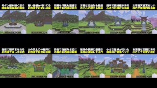 【総集編】2025年に建築した建築勢がつくる簡単建築まとめ【マイクラ】