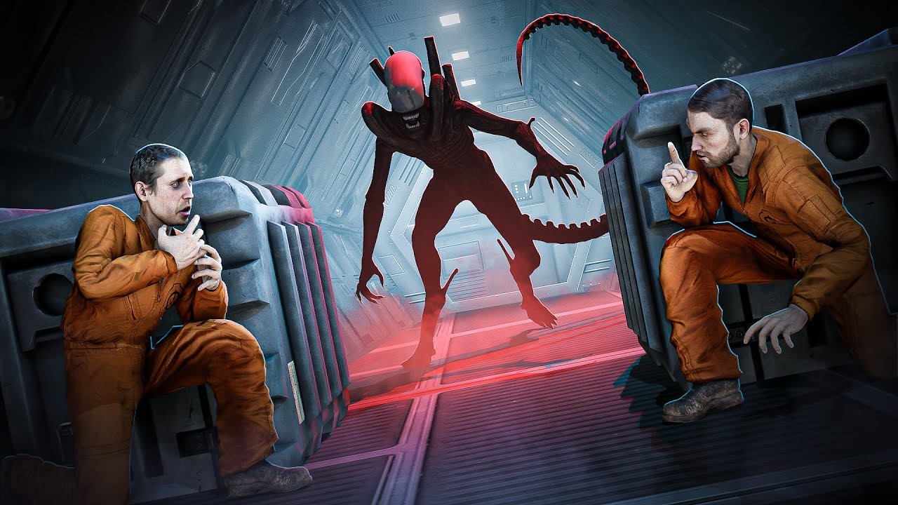 ПРИШЕЛЕЦ-МАНЬЯК  ОТКРЫЛ НА НАС ОХОТУ!!!