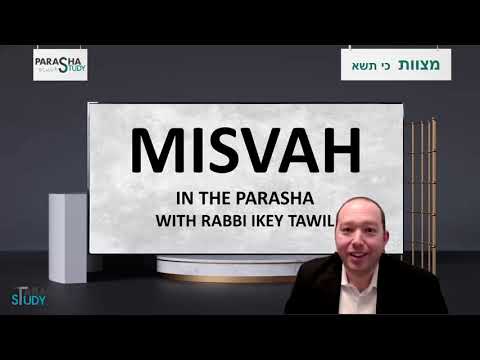 Rabbi Ikey Tawil - Missva - Ki Tisa - "Giving Mahaseet Hashekel"