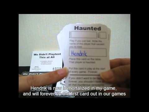 We Didn't Playtest This : Legacies - what's in the game? - by The OCD Gamer