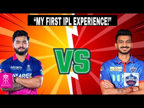 IPL fever in Delhi RR vs DC match vlog 