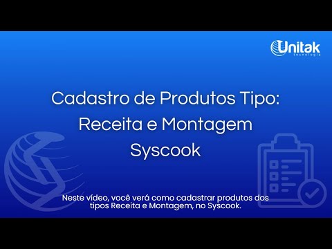 Syscook | Produtos | Aula 1.5 - Cadastro de Produtos tipo Receita