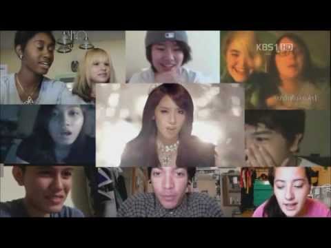 120402 KBS News9 'Youtube K-Pop Reaction' SNSD, Bigbang