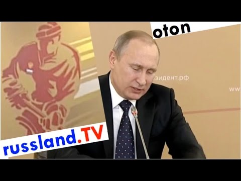 Putin über Eishockey auf deutsch [Video]