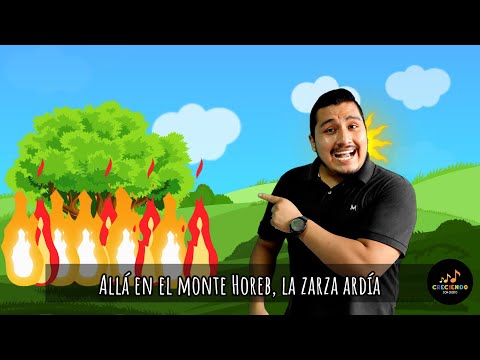 ALLÁ EN EL MONTE HOREB | Coro para Niños - Con mímicas