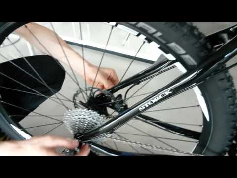 Storck MTB Hinterrad Einbau