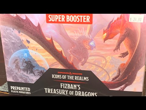 Unboxing Icons of the Realms: Fizban’s Treasury of Dragons Super Booster
